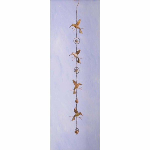 Ancient Graffiti Hummingbird & Bells Flamed Hanging Ornament ANCIENTAG86023